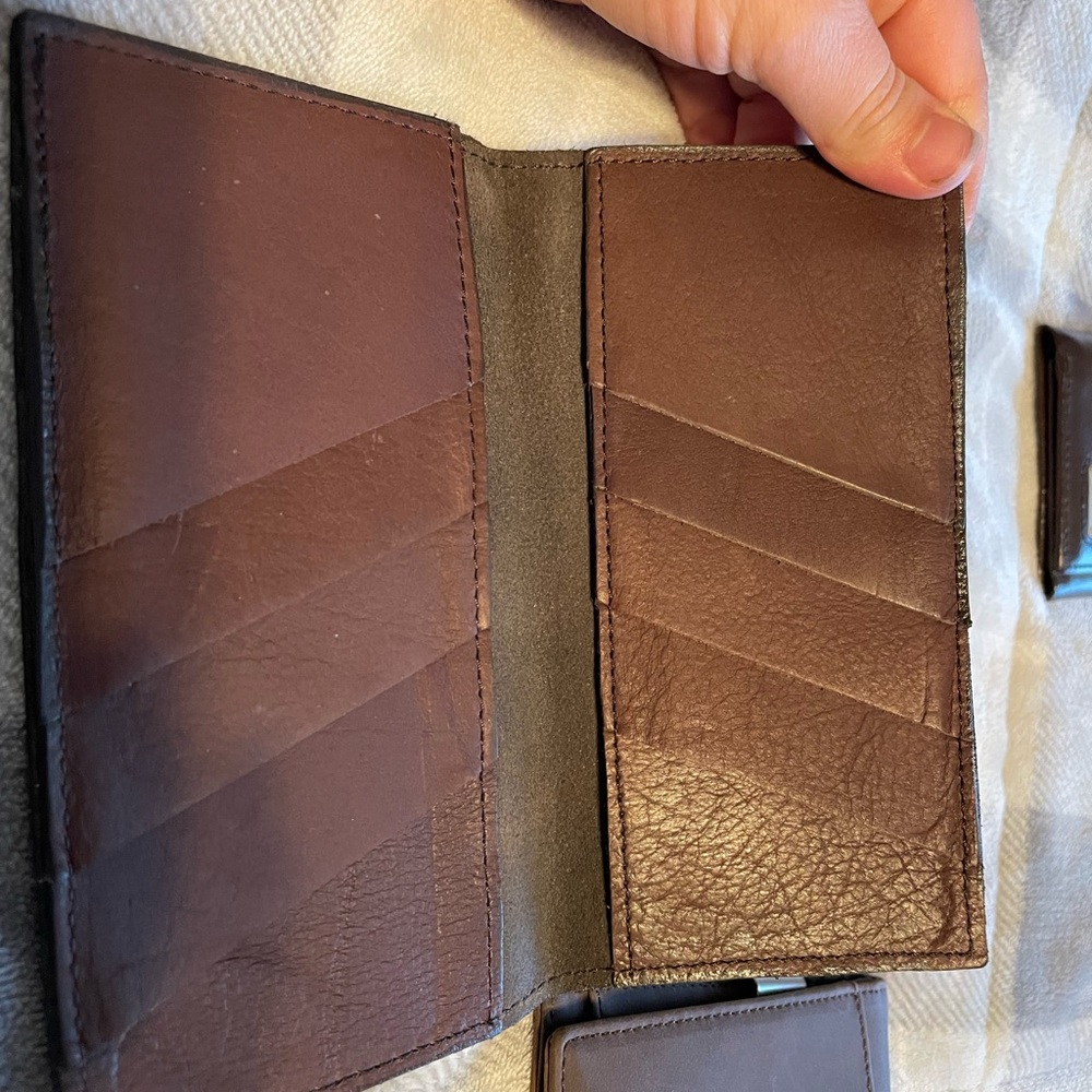 Genuine Leather Wallet Bundle! Buxton, Fossil, Bu… - image 3